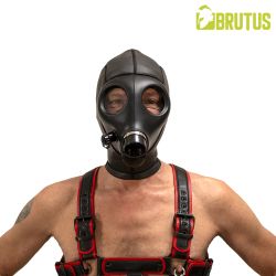 BRUTUS Neoprene Alien Gas Mask Hood