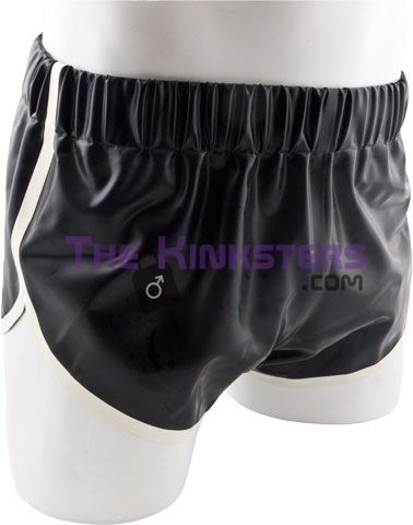 Rubber Shorts Red Saddle