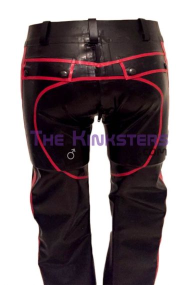 Mens Rage Padded Rubber Moto Pants