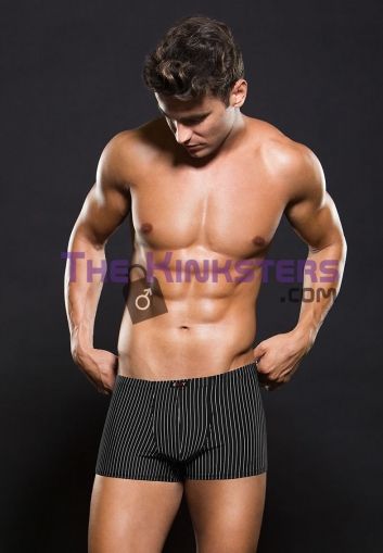 Envy Pinstripe Low Rise Boxer Shorts