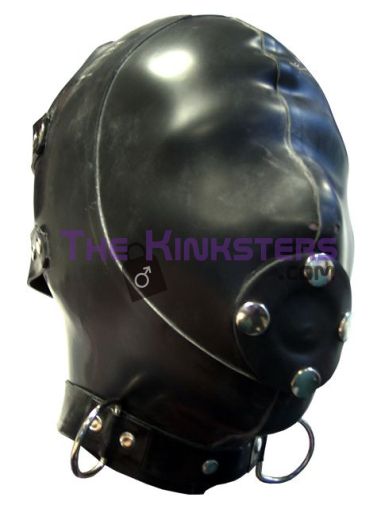 Mister B Rubber Extreme Hood With Removable Gag