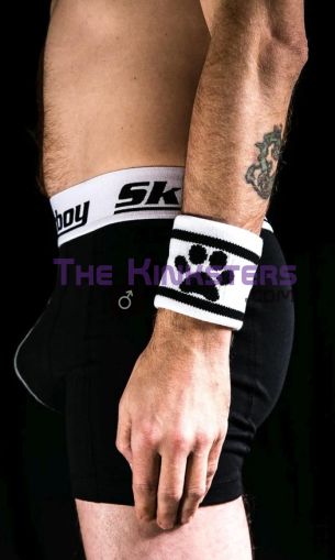 Sk8erboy Sweatband - Paw White