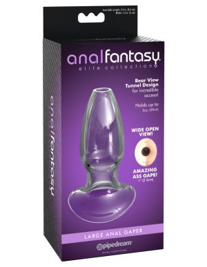 Anal Fantasy Elite Large Anal Glass Gaper Plug