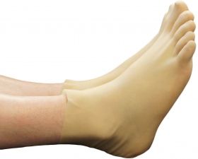 Semi-Transparent Rubber Toe Socks