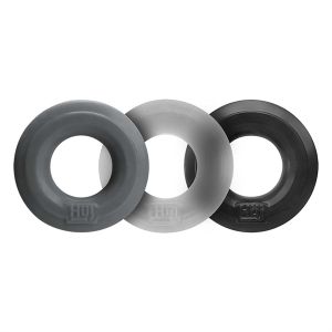 Hunkyjunk Huj C-Ring 3 pack (Stone, Ice & Black Tar)