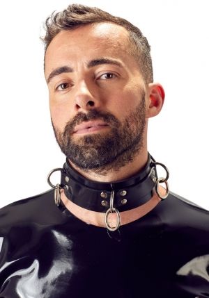 Rubber Bondage Collar