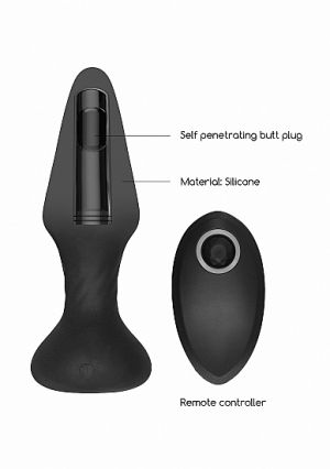 SONO No81 Rechargeable Remote Controlled Self Thrusting Butt Plug