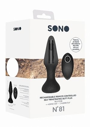 SONO No81 Rechargeable Remote Controlled Self Thrusting Butt Plug