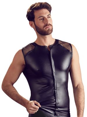 NEK Biker Vest with Mesh Shoulders Small