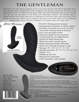 The Gentleman Rechargeable Prostate Massager