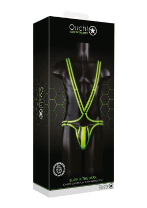 Ouch! Glow In The Dark Body Harness and Pouch