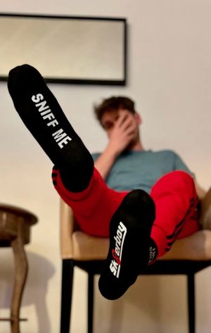 Sk8erboy Sniff Me Socks Black