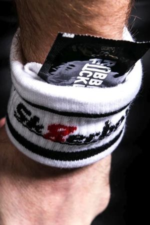 Sk8erboy Sweatband - Paw White