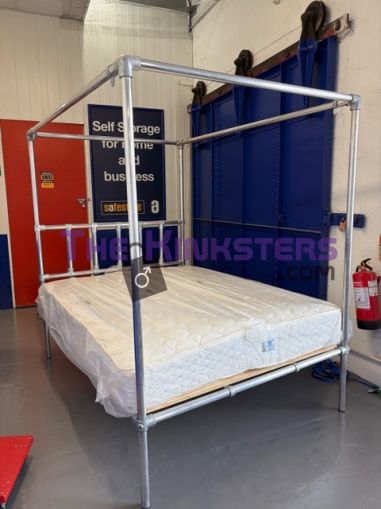 Re-Kinked - King Size Bondage Bed Frame With Mattress