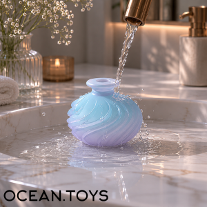 Ocean Toys Coral Clitoral Stimulator - Aqua