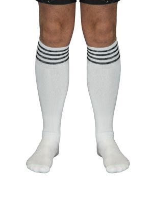 Mister B Cruising Football Socks SLUT White